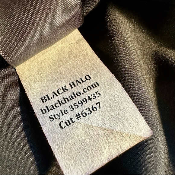 NWT Black Halo ‘Mooreland’ Mini Puff Sleeve Shift Dress in Black Size 0 - Picture 14 of 16